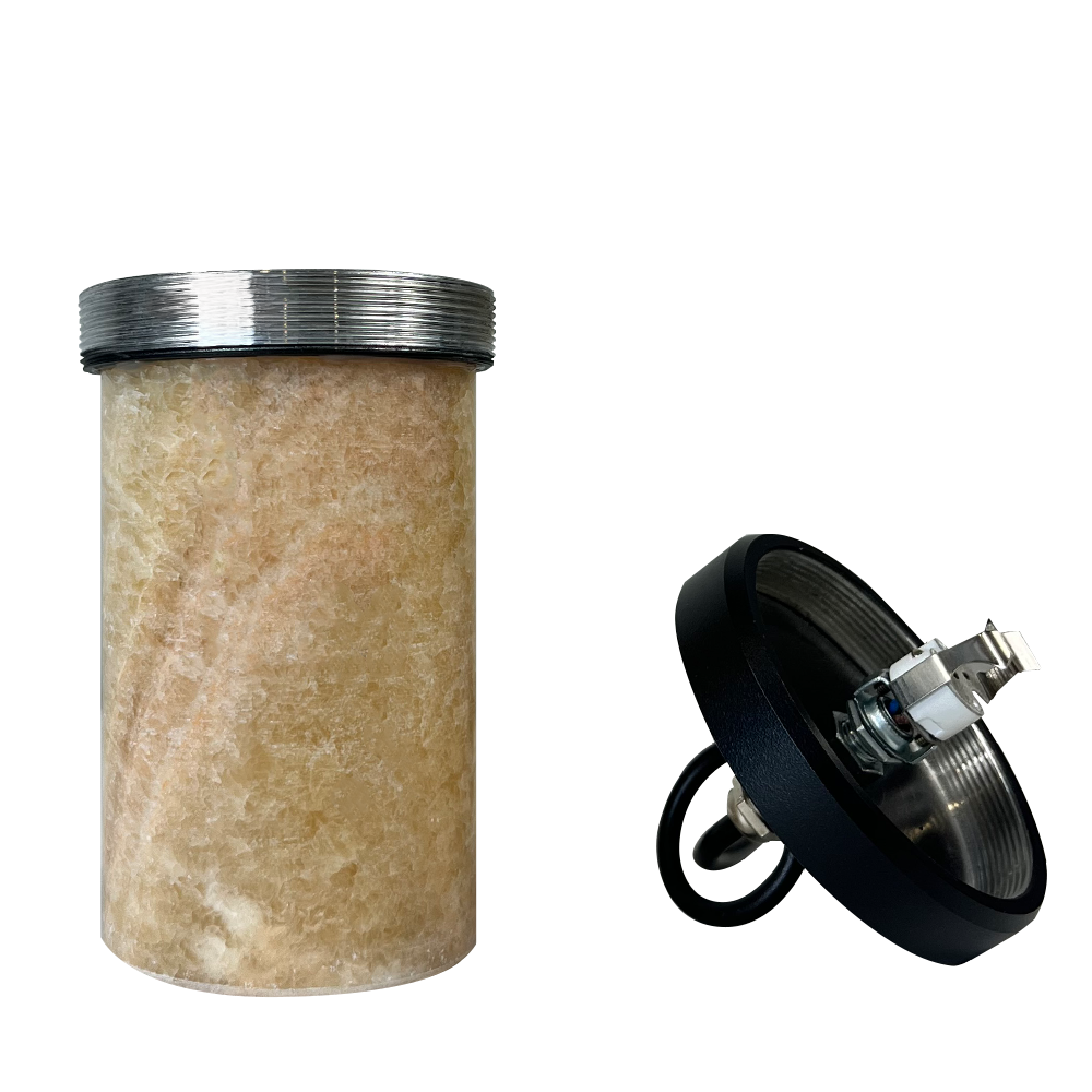 HLS70 12V LED Low Voltage Stainless Steel Marble Cylinder Pendant Light Hanging Downlight Fixture - Tampa soil911.com