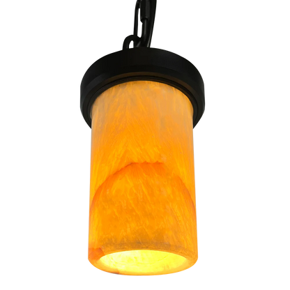 HLS70 12V LED Low Voltage Stainless Steel Marble Cylinder Pendant Light Hanging Downlight Fixture - Tampa Home & Garden Store