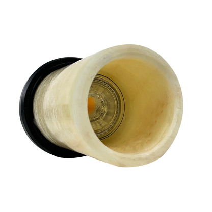 HLS70 12V LED Low Voltage Stainless Steel Marble Cylinder Pendant Light Hanging Downlight Fixture