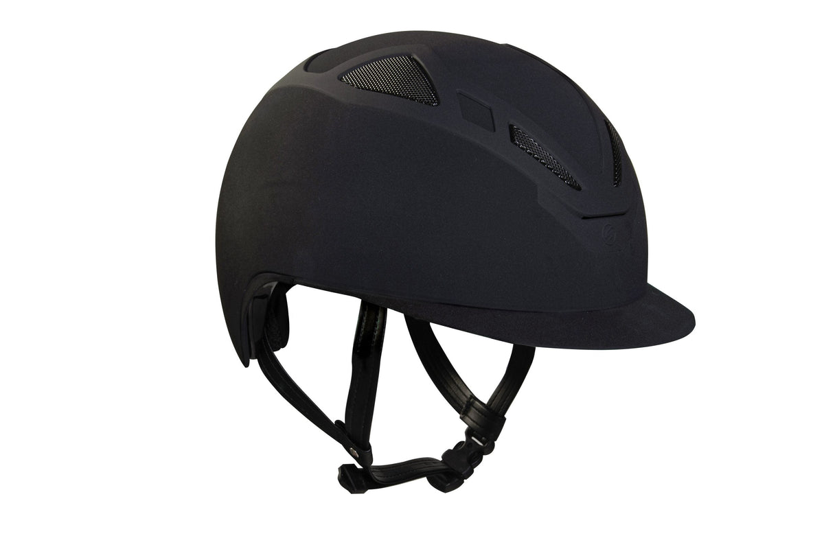 Suomy Apex Riding Helmet matte black with ventilation vents on Tampa Home & Garden Store