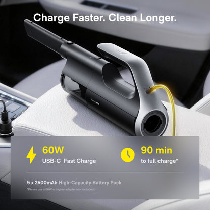 HOTO BlowVac Handheld Vacuum for Home and Car
