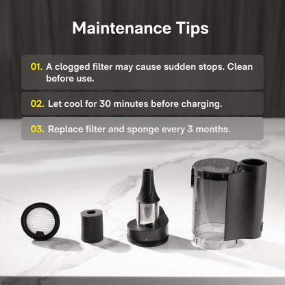 HOTO BlowVac Handheld Vacuum for Home and Car