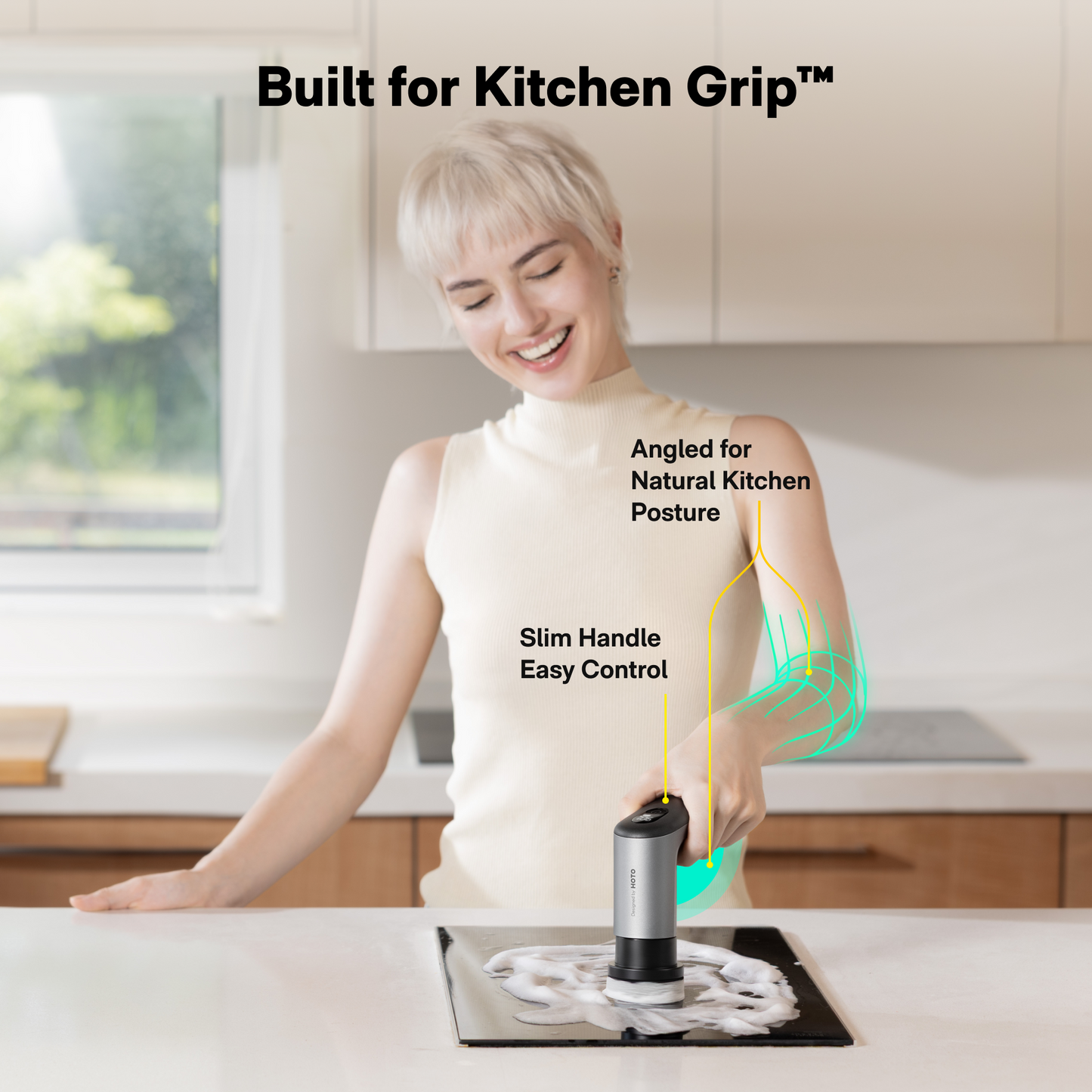 HOTO Grip™ Cordless Spin Scrubber - Tampa Home & Garden Store