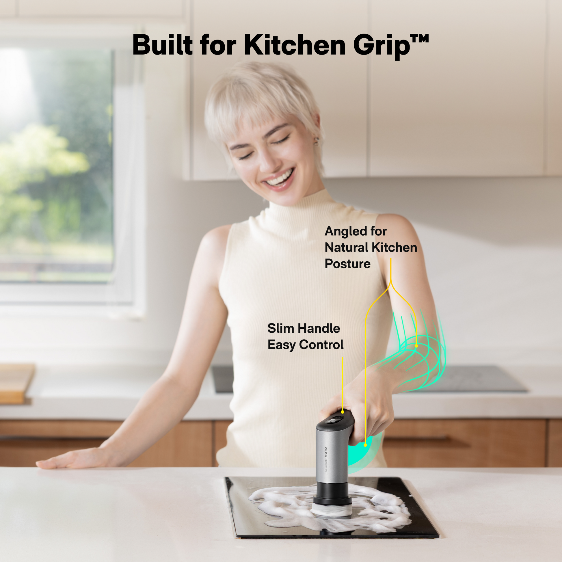HOTO Grip™ Cordless Spin Scrubber - Tampa Home & Garden Store