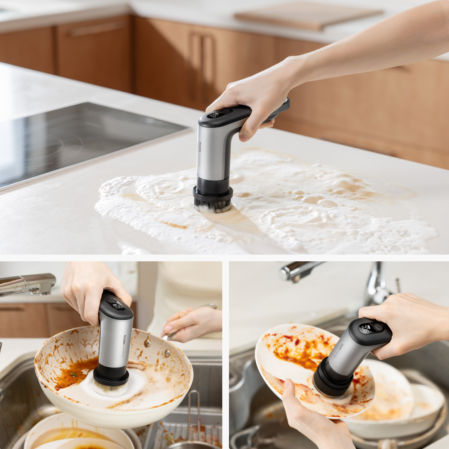 HOTO Grip™ Cordless Spin Scrubber - Tampa Home & Garden Store