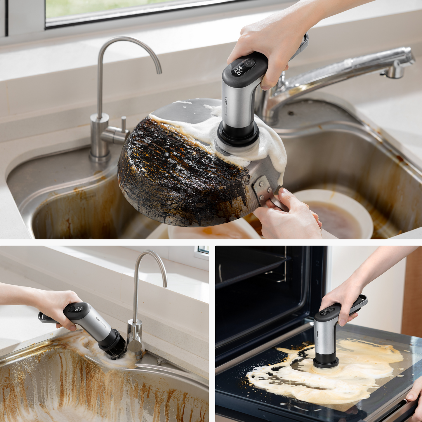 HOTO Grip™ Cordless Spin Scrubber - Tampa Home & Garden Store