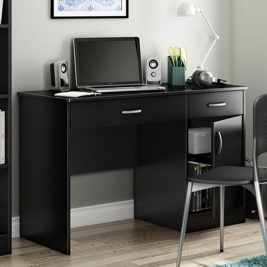 Home Office Work Desk in Black Finish - Tampa Home & Garden Store