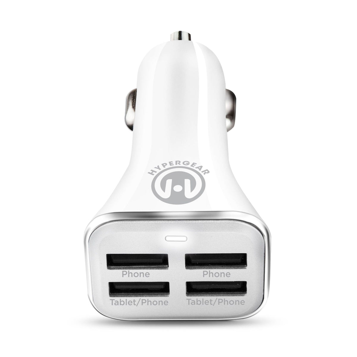 Quad USB 6.8A Car Charger white four-port with Phone/Tablet ports by Best Product Finds on Tampa Home & Garden Store