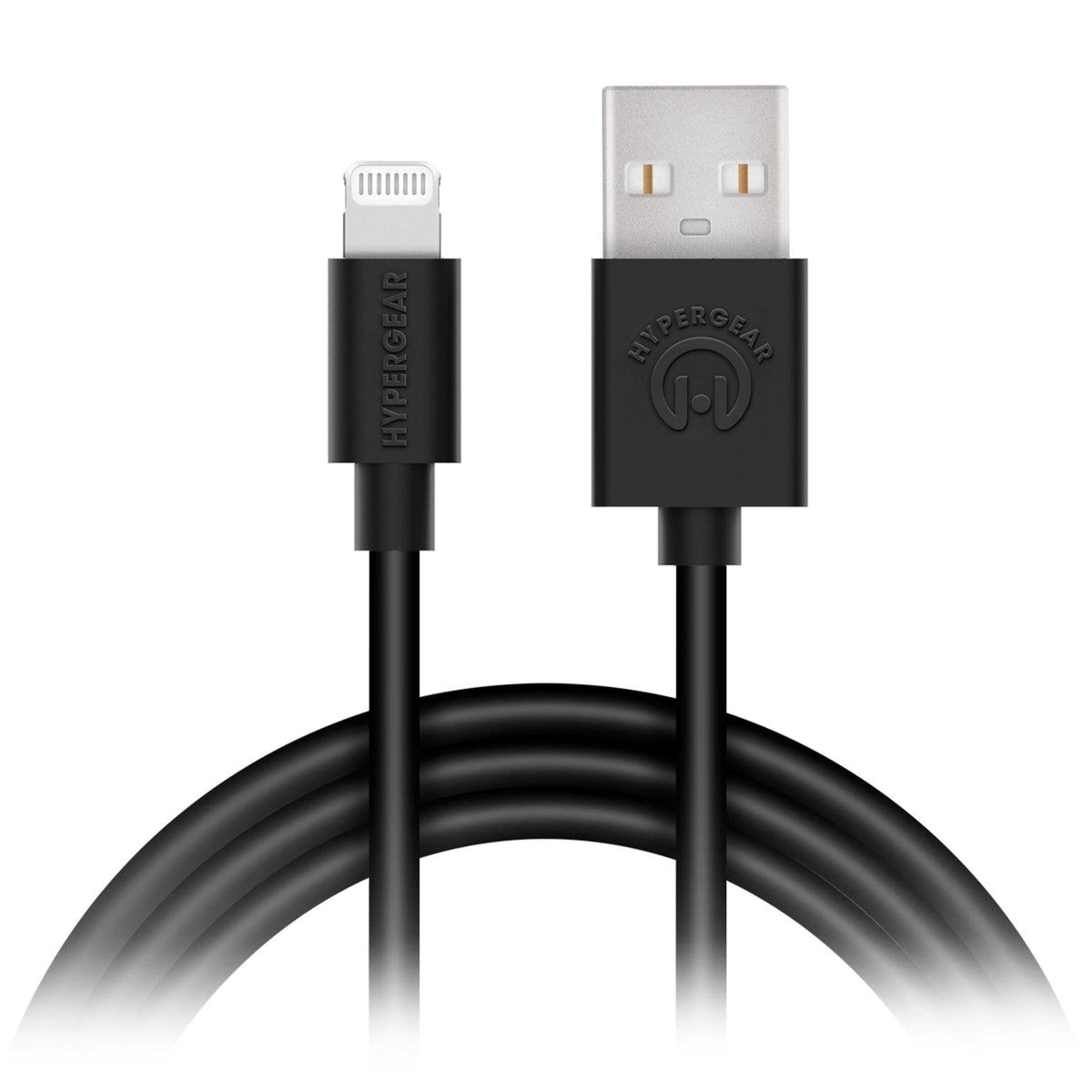 USB to Lightning rounded cable 4ft black HyperGear on Tampa Home & Garden Store