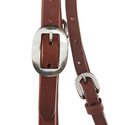 Mayatex WD-SBHO heavy oil harness leather headstall with 3/4 browband and double buckles on Tampa Home & Garden Store
