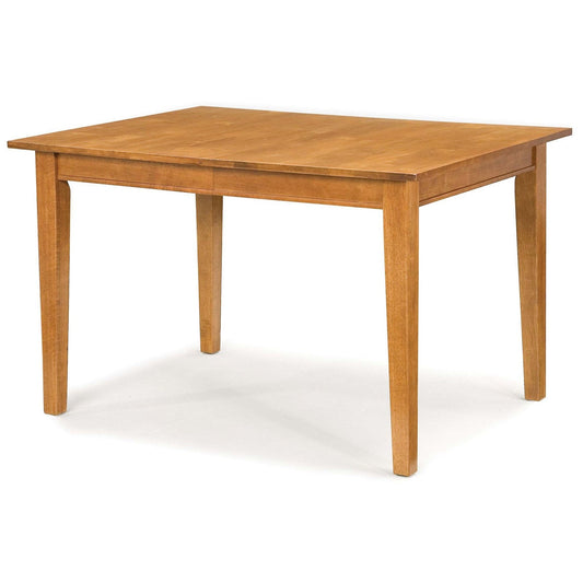 Mesa de comedor extensible que ahorra espacio con acabado roble rústico