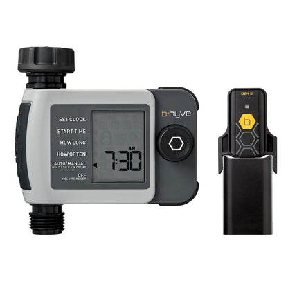 B-hyve XD Bluetooth 1-Outlet Hose Faucet Timer w/Hub | 24516