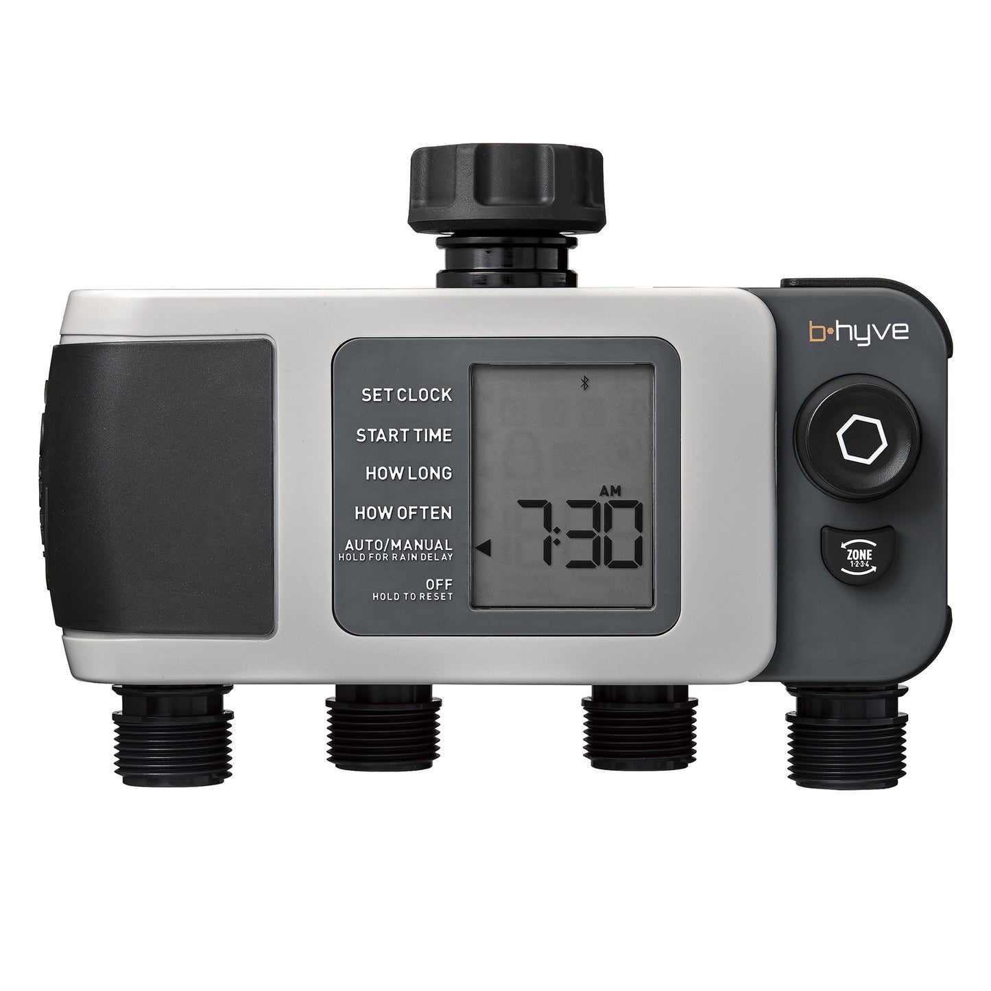 B-hyve XD Bluetooth 4-Outlet Hose Faucet Timer 24634
