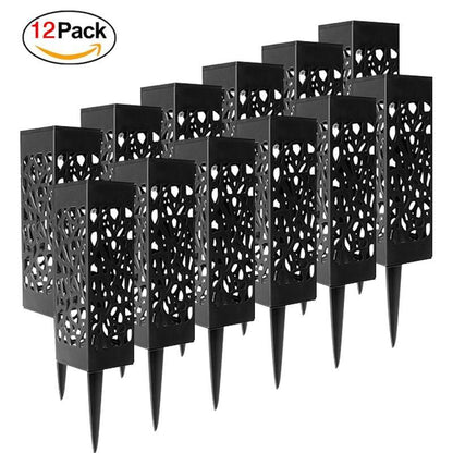 Stainless Steel Solar Lamp and Garden Pathway