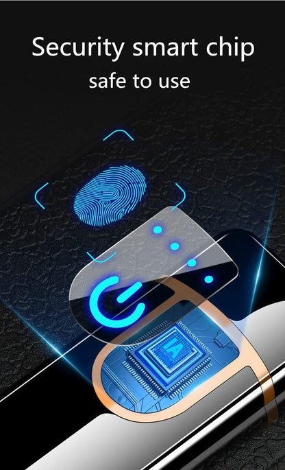 Luxurious USB Lighter With Touch Sensor Dragon