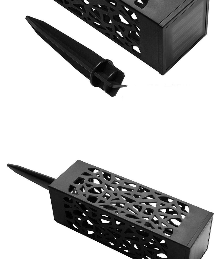 Stainless Steel Solar Lamp and Garden Pathway