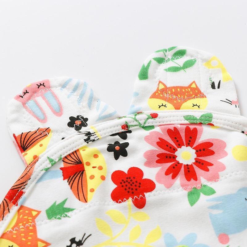 Baby swaddle sleepsack Stevvex with colorful floral print newborn wrap blanket on Tampa Home & Garden Store