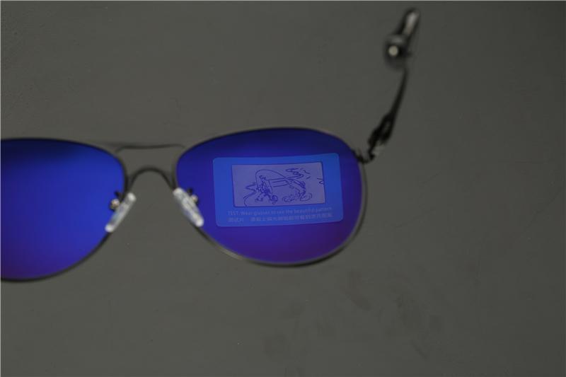 Aviation pilot sunglasses Stevvex with blue mirrored lenses and UV400 polarized protection on Tampa Home & Garden Store
