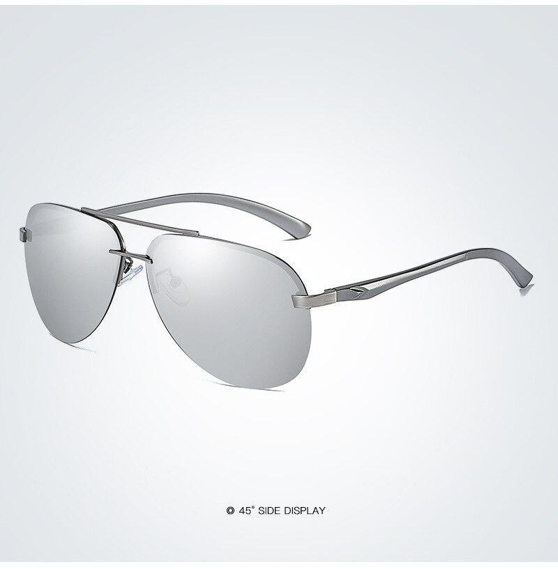 Stevvex aviator sunglasses polarized stainless steel frame mirrored UV400 lenses on Tampa Home & Garden Store