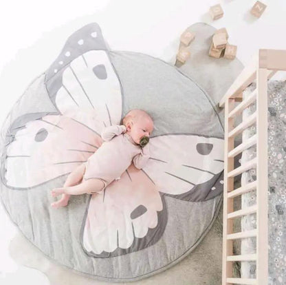 Cartoon Animals Baby Play Mat Round Pad for Kids