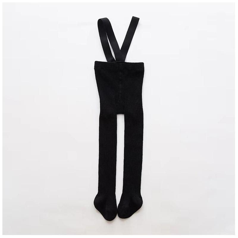 Newborn baby pants with high waist cross belt black knit leggings Stevvex on Tampa Home & Garden Store