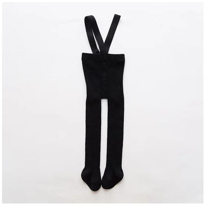 Newborn baby pants with high waist cross belt black knit leggings Stevvex on Tampa Home & Garden Store