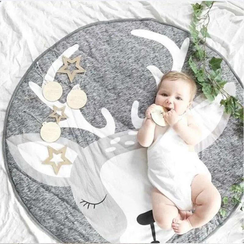 Cartoon Animal Baby Play Mat for Crawling