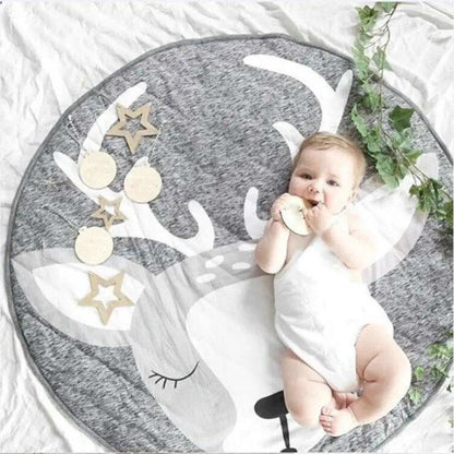 Cartoon Animal Baby Play Mat for Crawling