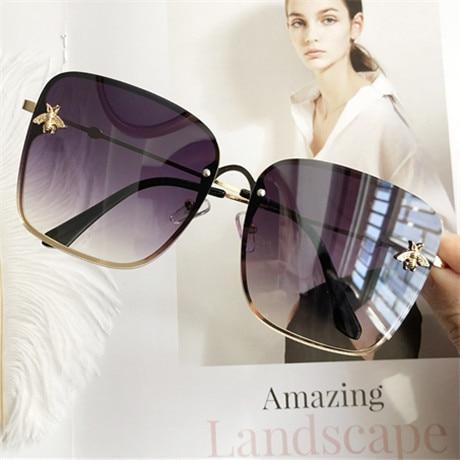 Stevvex oversized square sunglasses with purple lenses UV400 protection on Tampa Home & Garden Store