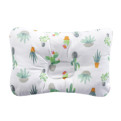 Stevvex nursing pillow for baby with white fabric and green cactus print, modern design on Tampa Home & Garden Store