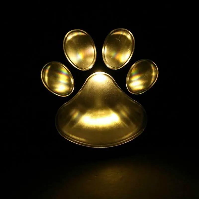 Led Solar Paw Lights for Garden Pathway 4 Pack