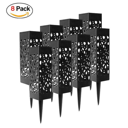 Stainless Steel Solar Lamp and Garden Pathway