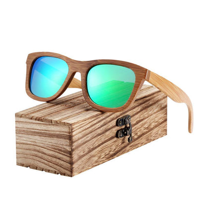 Bamboo Sunglasses With UV400 and Polarized Lenses