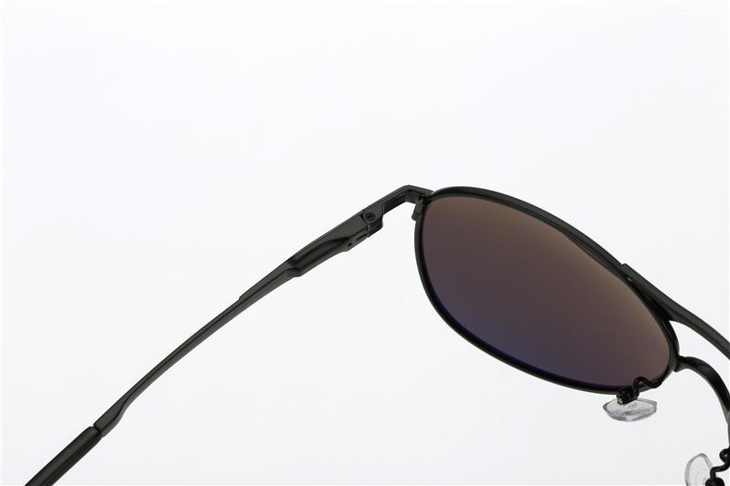 Stevvex polarized aviator sunglasses with UV400 protection, black frame and brown lenses on Tampa Home & Garden Store