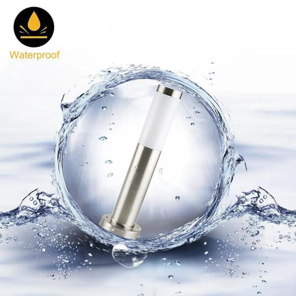 Solar Luxury LED Stainless Steel Lamp for Garden