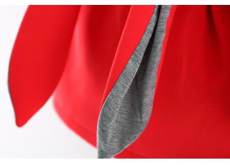 Newborn girls red coat with grey lining detail by Stevvex baby outerwear on Tampa Home & Garden Store