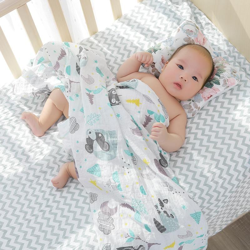 Nursing pillow for baby by Stevvex with animal-print design, modern baby room decor on Tampa Home & Garden Store