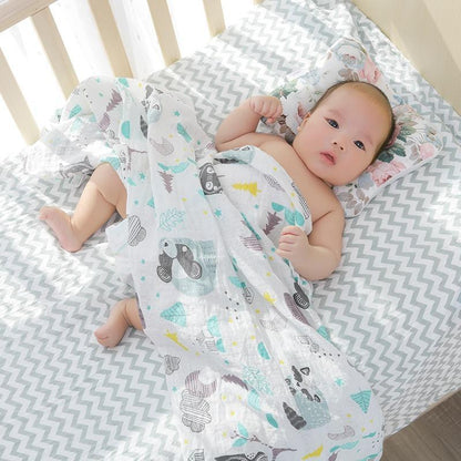 Nursing pillow for baby by Stevvex with animal-print design, modern baby room decor on Tampa Home & Garden Store