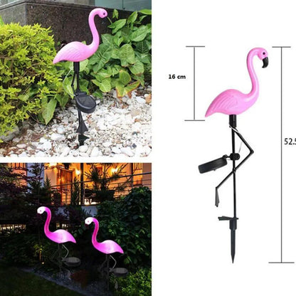 Flamingo Led Solar Garden Lamp Set For Pathway