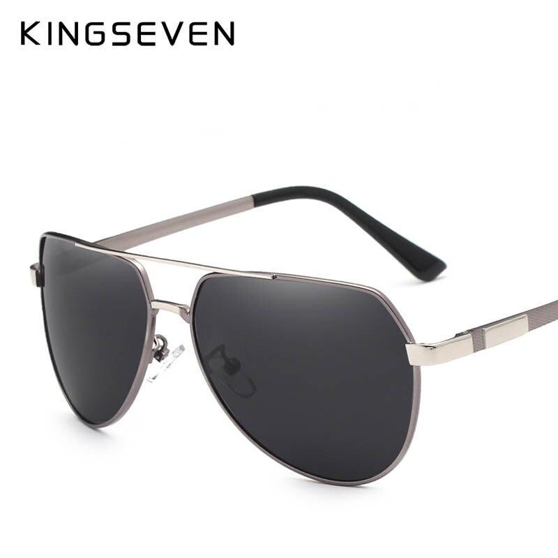 Kingseven aviator sunglasses with metal frame and polarized lenses, unisex Stevvex design on Tampa Home & Garden Store