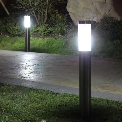 Solar Luxury LED Stainless Steel Lamp for Garden