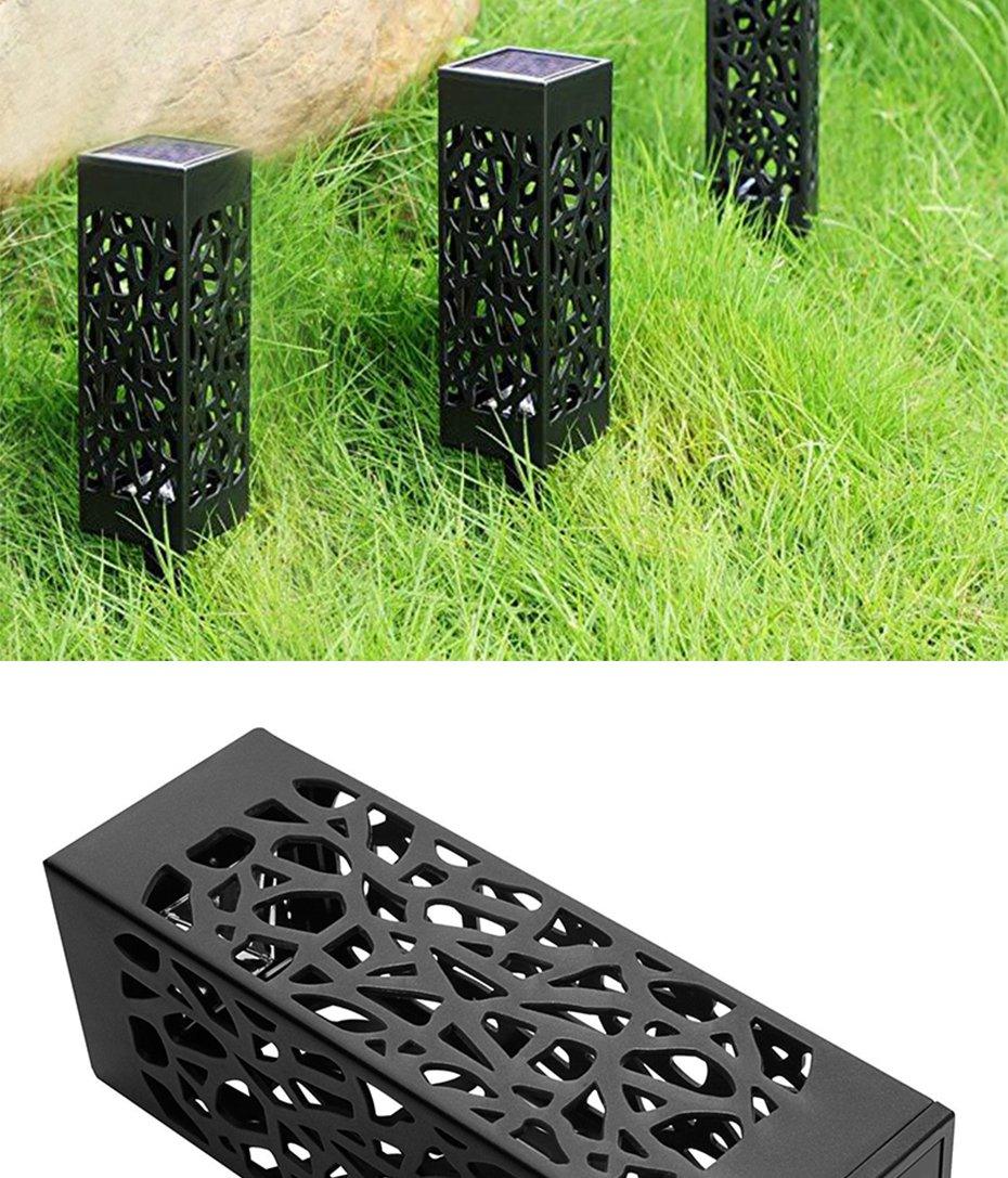 Stainless Steel Solar Lamp and Garden Pathway