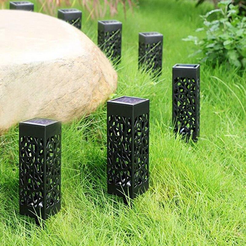 Stainless Steel Solar Lamp and Garden Pathway