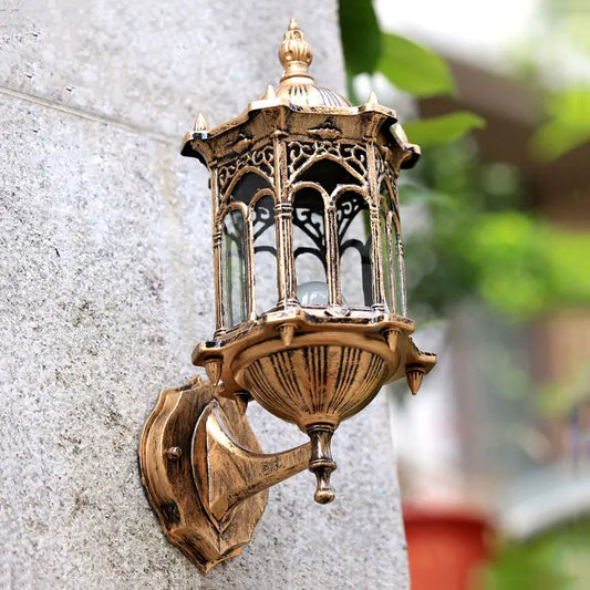 Retro Outdoor Waterproof E27 Wall Lamp Garden Courtyard Villa Balcony Sconce - Tampa Home & Garden Store