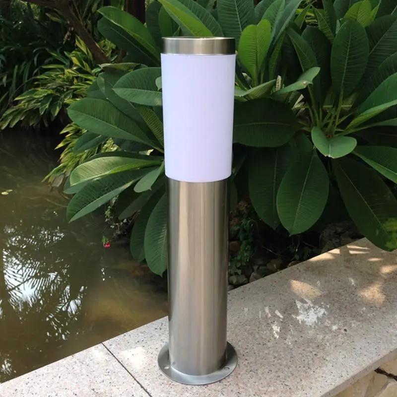 Solar Luxury LED Stainless Steel Lamp for Garden
