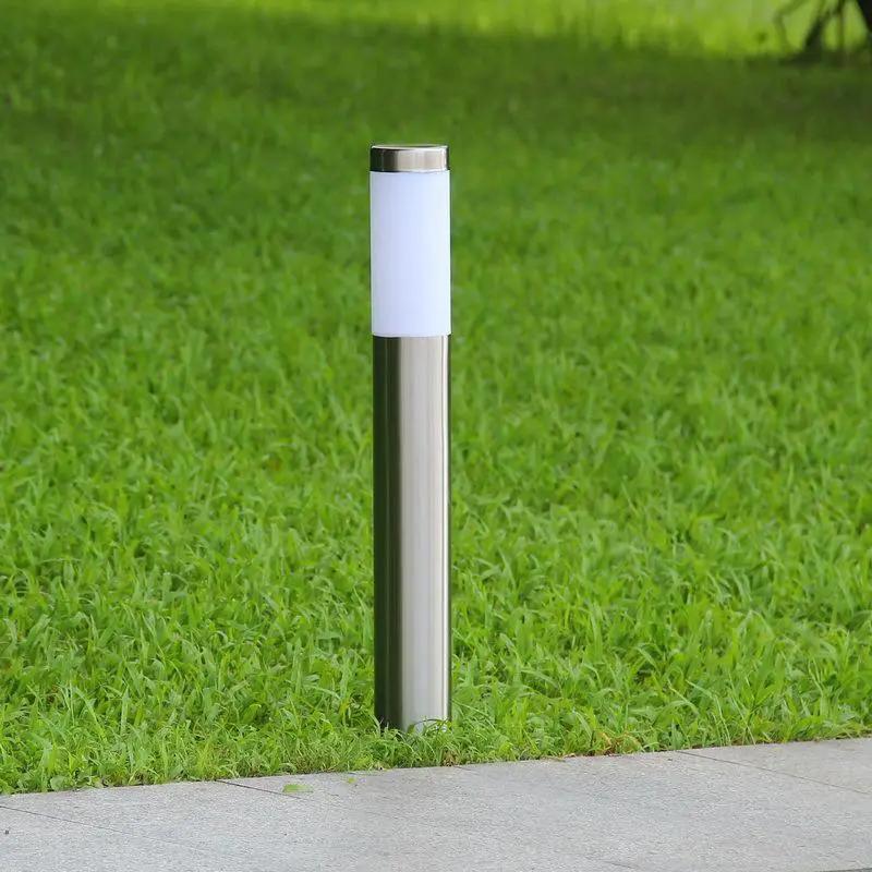 Solar Luxury LED Stainless Steel Lamp for Garden