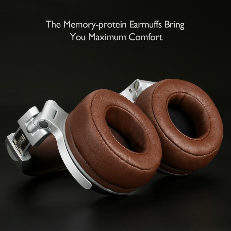 Stevvex Studio Professional DJ headphones brown leather over-ear with metal frame on Tampa Home & Garden Store
