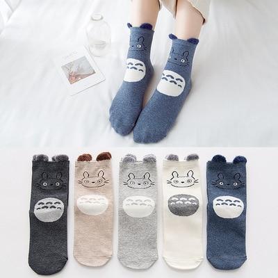 Stevvex baby socks 5-pair 100% cotton unisex set with cartoon designs in gray beige white blue on Tampa Home & Garden Store