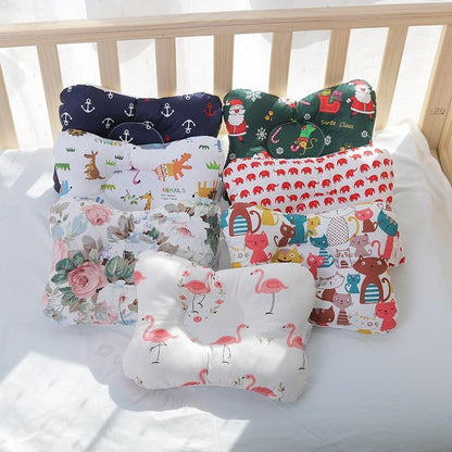 Nursing pillow set by Stevvex for baby head shaping with animal and floral prints on Tampa Home & Garden Store