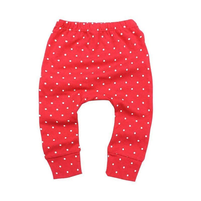 Stevvex red polka dot baby pants 6-24 months for boys and girls on Tampa Home & Garden Store